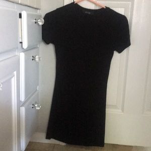 Ribbed fitted mini dress